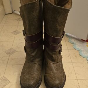 Blowfish Brown Combat Boots